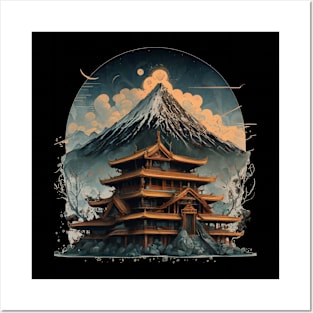 Temple japan Posters and Art